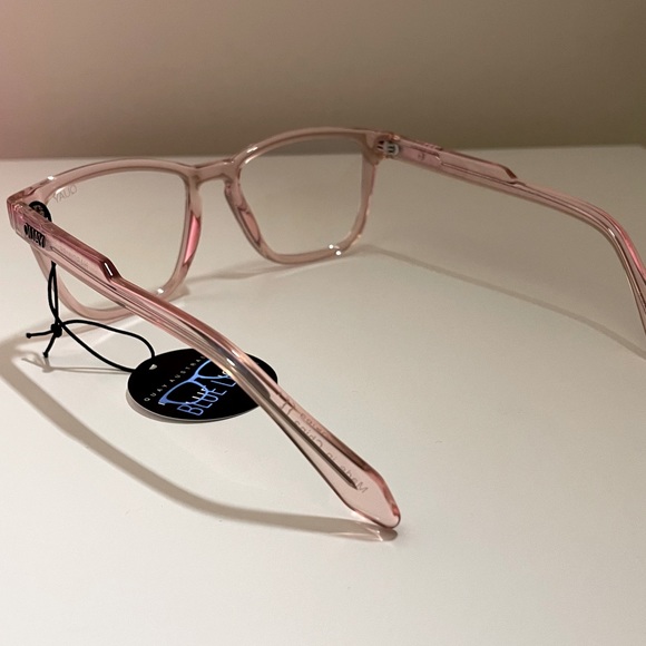 QUAY | HARDWIRE | Blue light blocking glasses | NWT ORIGINAL PACKAGING | Pink - Picture 4 of 12